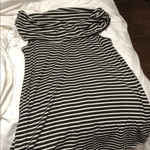 Off the shoulder Jersey knit dress